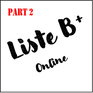 EL22 I Liste B+ Online Part 2